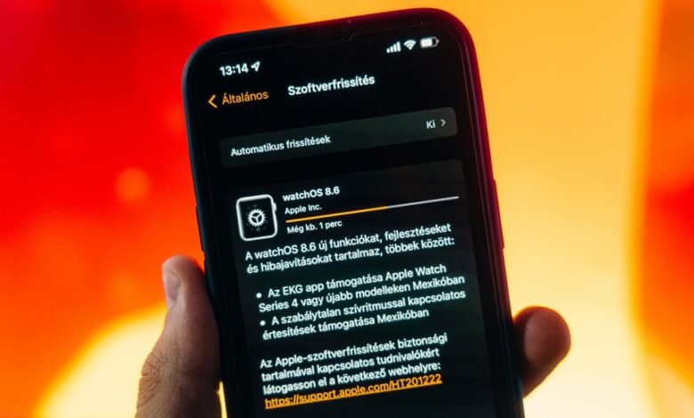 device version and alerts